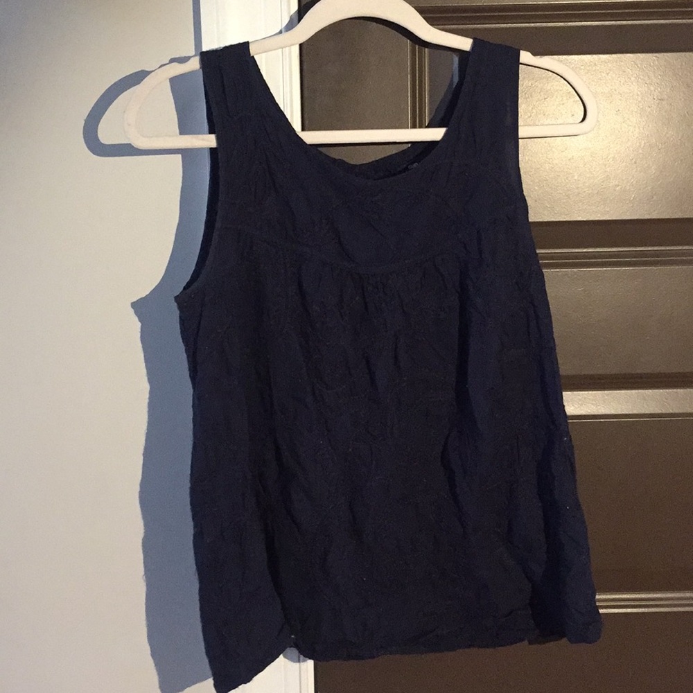 Navy blue tank top
